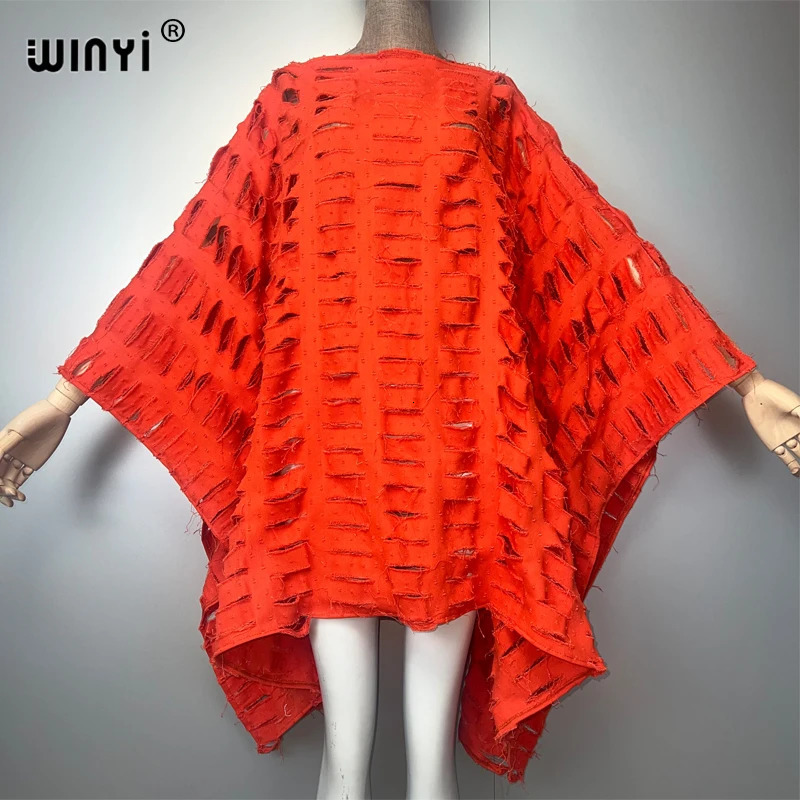 WINYI Original denim sexy short dress with holes Fashion Africa Womens party holiday Casual Maxi beach 260228