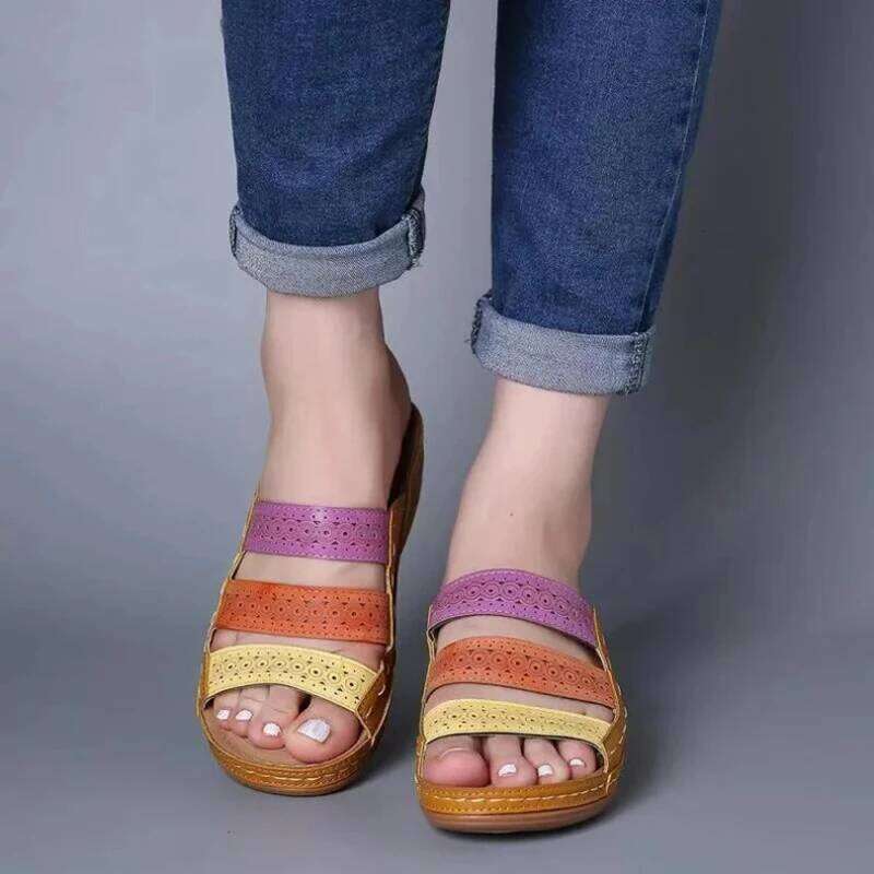 Wedges for Women Summer with Heels Sandals Flip Flops Beach Casual Shoes Slippers Sneakers