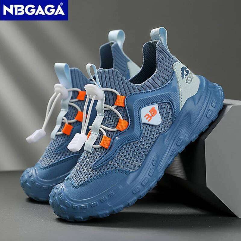Children's Casual Shoes Anti-Skid Outdoor Running Sneakers 5-16Years Boys&Girls Sport Kids Breathable Walking Footwear 26Y0304