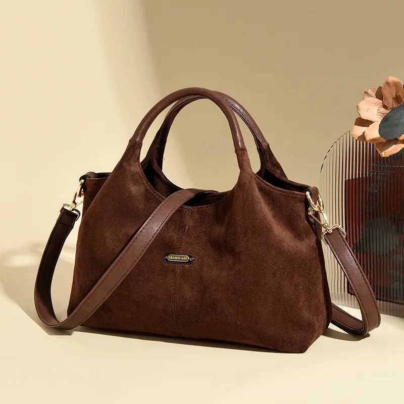 Fashion Handbag Large capacity Female Big Totes Quality Ladies Shoulder Crossbody bags Faux suede Commuting Office bags borsa H260306