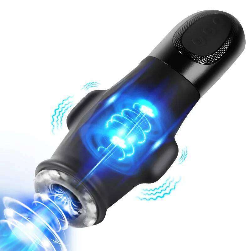 Mens Automatic Sucking Masturbation Cup Pocket Pussy Penis Glans Vibrator Massager Dicks Blowjob Vacuum Stimulator Adult Sex Toy W260305