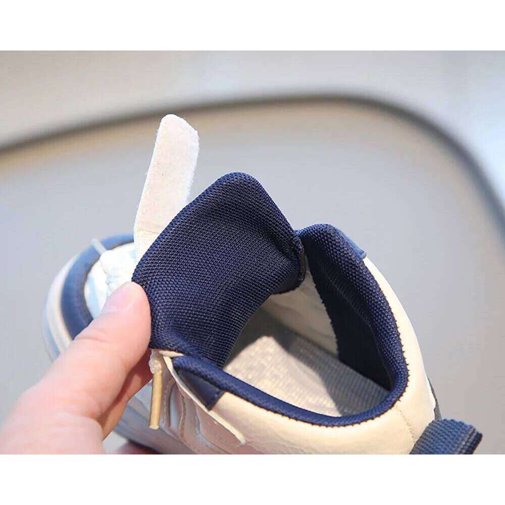 Spring Sport For Children PU Leather Waterproof Kid's Sneakers Anti-slippery Boy's Girl's Running Shoes Casual Footwear 26Y0304