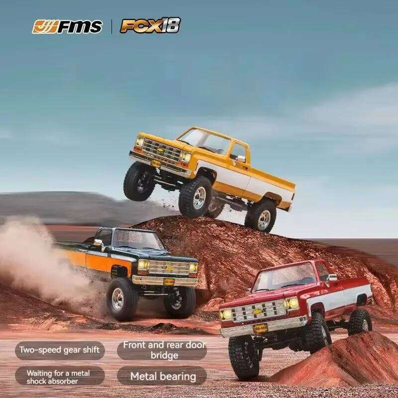 Fms 1/18 Scale K10 Fcx Performance Rc Car 4wd High-Speed Remote Control Off-Road Climbing Toy Electric Vehicle Model C260305