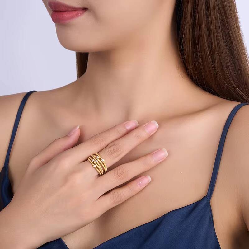 New Design Popular Luxury Moissanite Jewelry 925 Sterling Silver Twin Ring Marquise 714 3 Exquisite Ring