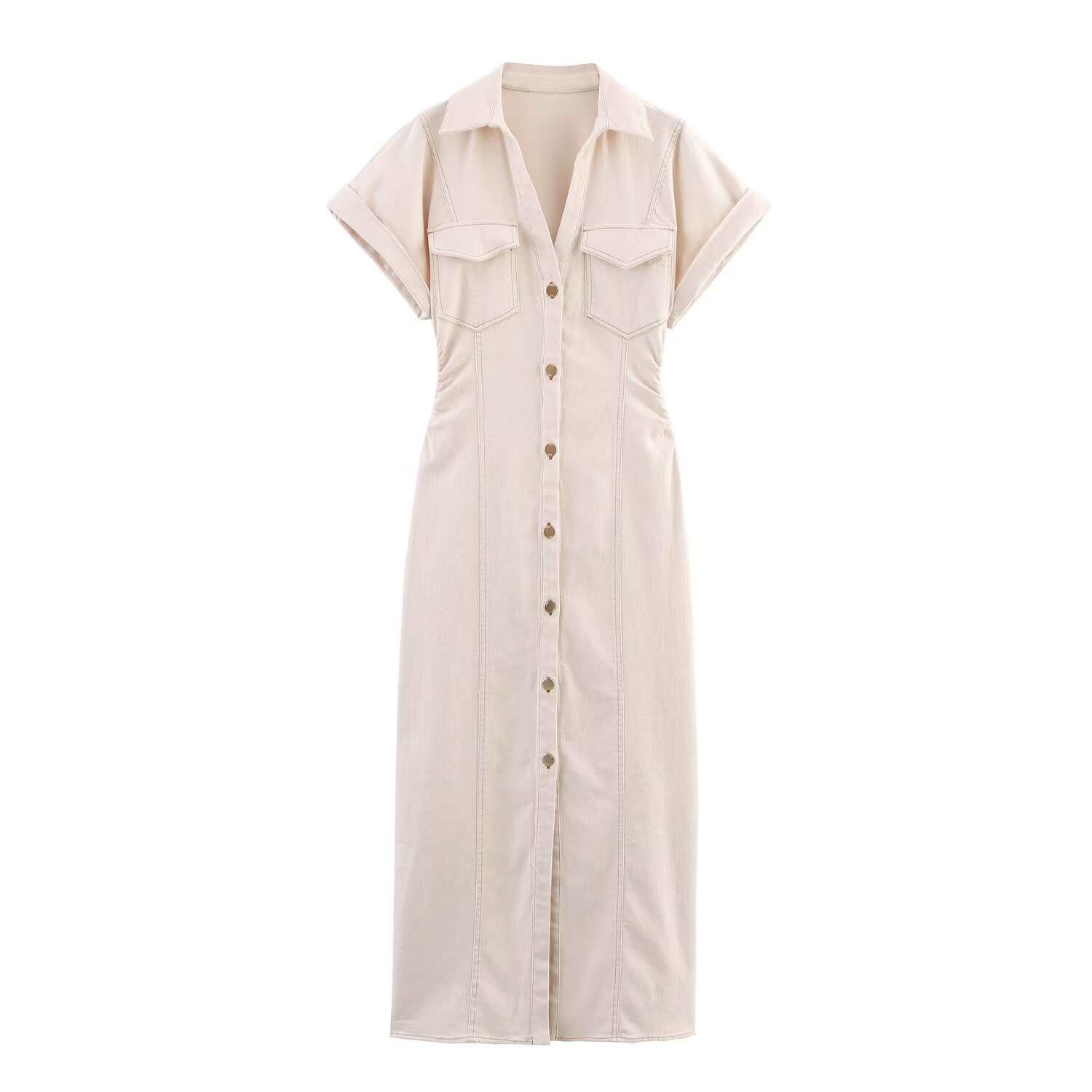 Basic & Casual Dresses Fashion Denim Dress Women's Lace Up Sleeveless High Waisted Pleated Dresses 2026 Summer New Lady Elegant