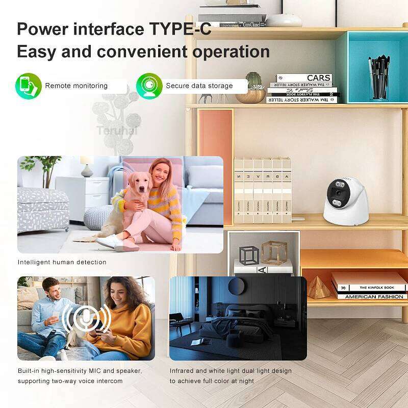 4MP WiFi Security 1080P Full HD Indoor Outdoor Smart Home Wireless Surveillance CCTV Camera with Night Vision 26W0306