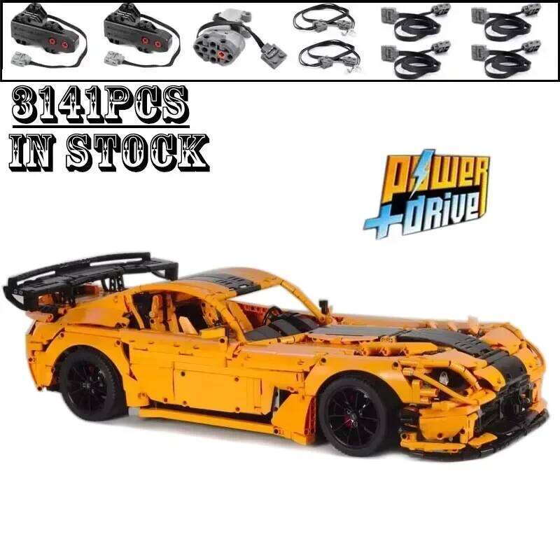 New Technologys Technical Classic Sports Viper ACR Scale 1:8 SBuilding Block Racing Car Assembly Toys Model Birthday Gifts Z260305