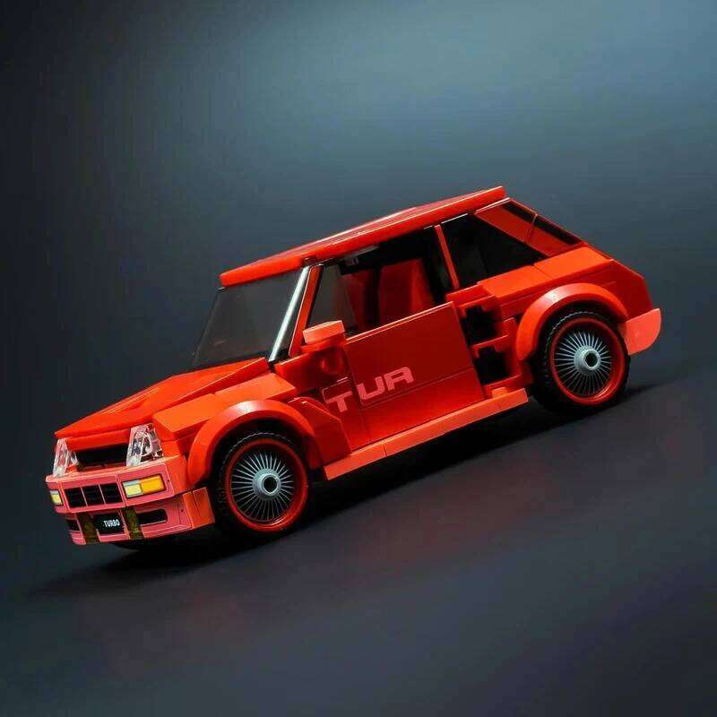 340PCS MOC classic car popular hatchback model DIY assembly building block toys children's birthday gift Z260306
