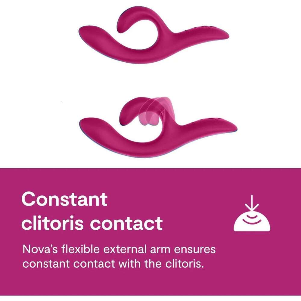 We-Vibe Nova 2 Double Rabbit Vibrator Female Clitoral Stimulator G-spot Massager Couple Remote APP Control Erotic Toys W260305