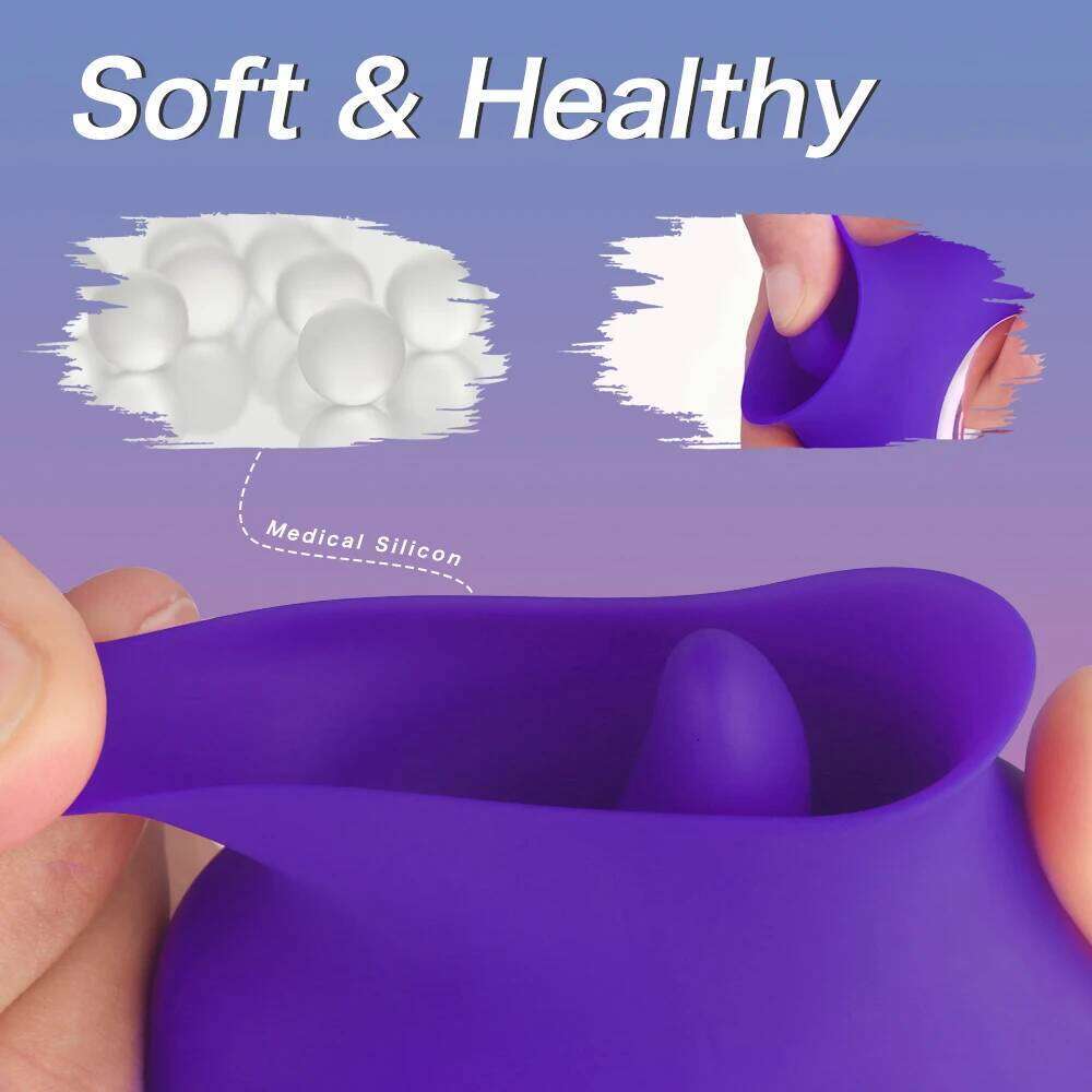 Clitoris Tongue Licking Vibrator 9 Speed Nipples Clit Sex for Women Blowjob G Spot Orgasm Stimulator Female Masturbation Toy W260305