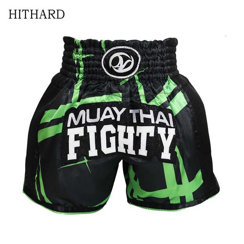 Boxing Shorts for Men Women Kids Muay Thai Shorts Sanda Martial Arts MMA Clothing Gym Fitness Training Fight Kickboxing Pants X260306