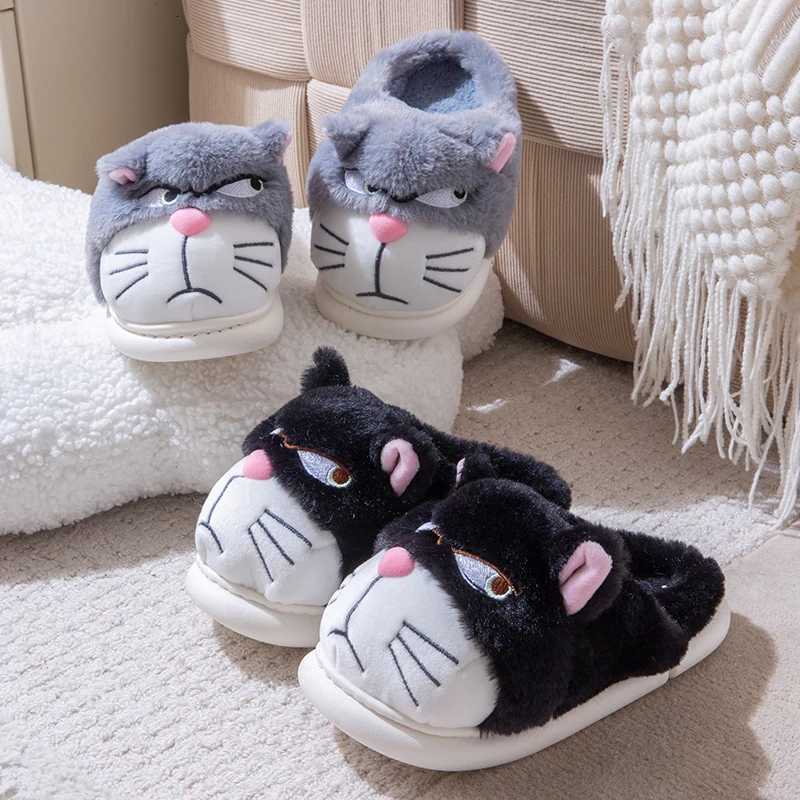 Winter Fluffy Womens Slippers Home Cute Cartoon Luxury Designer Shoes Girls Flats Casual Elegant Plush Fashion Fuzzy Fur Slides S260305