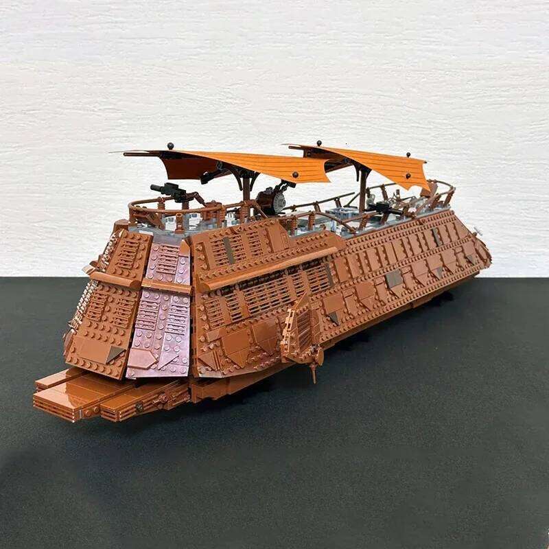 3942PCS Creative Classic Sailboat Model Jabba's Sail Barge Building Block With Figures Bricks Assembly Toys Adult Kids Gift Z260305