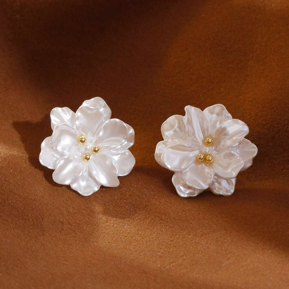 Camellia Earrings 2025 New Model High-end Earrings And Accessories