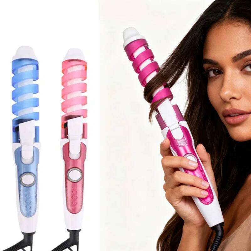 Popular multi-functional ceramic ion 360-degree rotating iron, portable home curling tool salon 26Y0306
