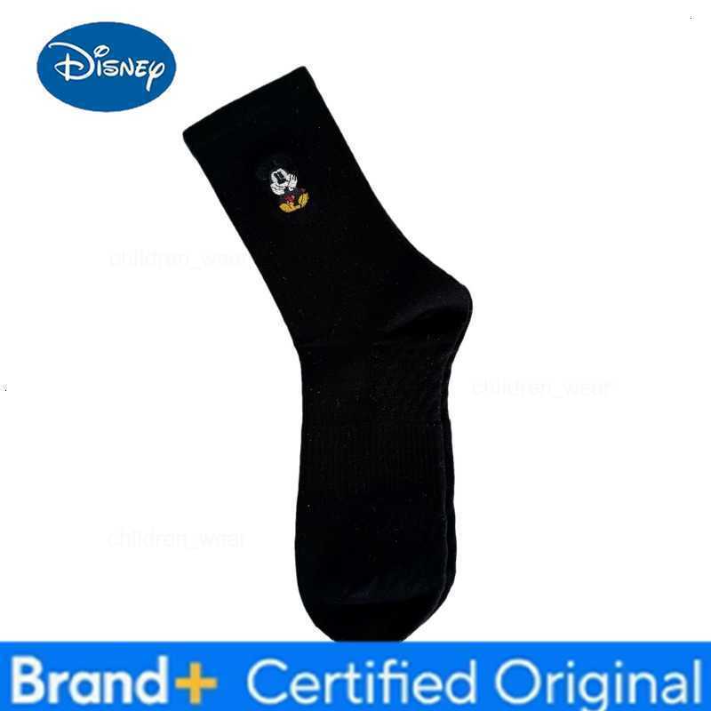 Disney 5 Pairs Mickey Mouse Crew Socks Middle Tube Streetwear Soft Breathable Cotton Casual Socks Funny Fashion Socks Gifts New H260306
