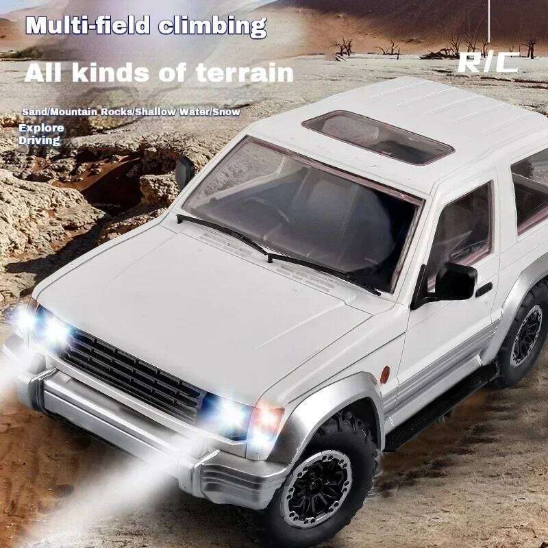 LDRC 1/14 LD1297 RC Remote Controlled With Lighting Variable Speed Car Four Wheel Drive Drift Racing Model Toy Boys Gift C260305