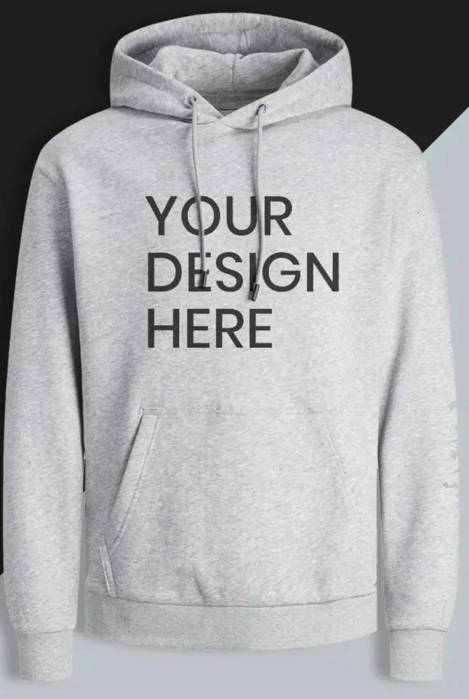 Customized Hoodie Personalized Printed Add Your Own Custom Texts Images Hoodie for Women Men Long-sleeved Hoody Spring 260228