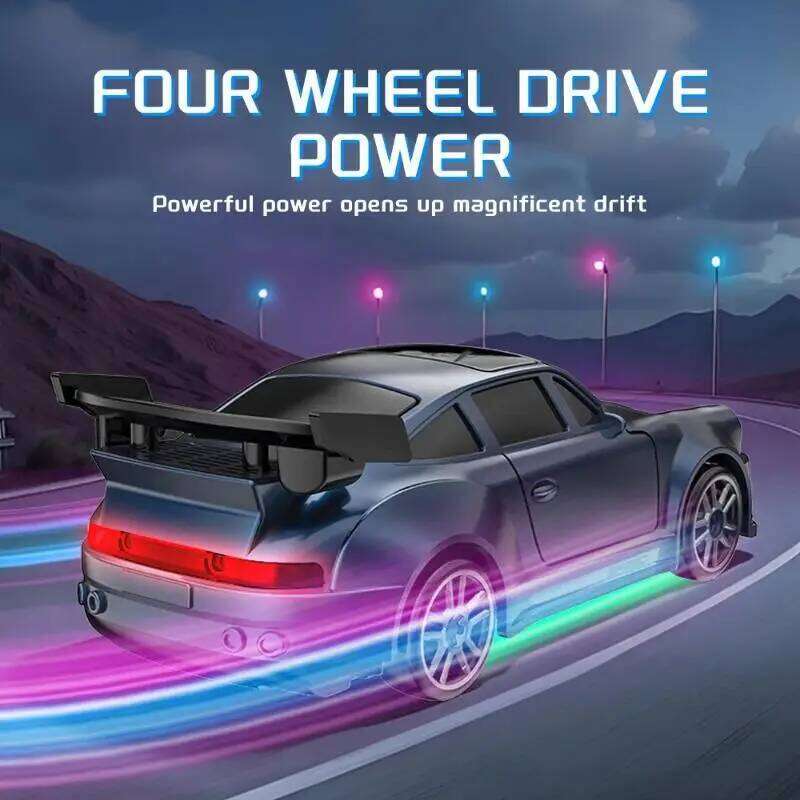 Rechargeable Mini Drift Car Toy, 1:64 Scale 4WD Racer Ready to Gift, Exciting Holiday Present for Kids & Racing Fans C260305