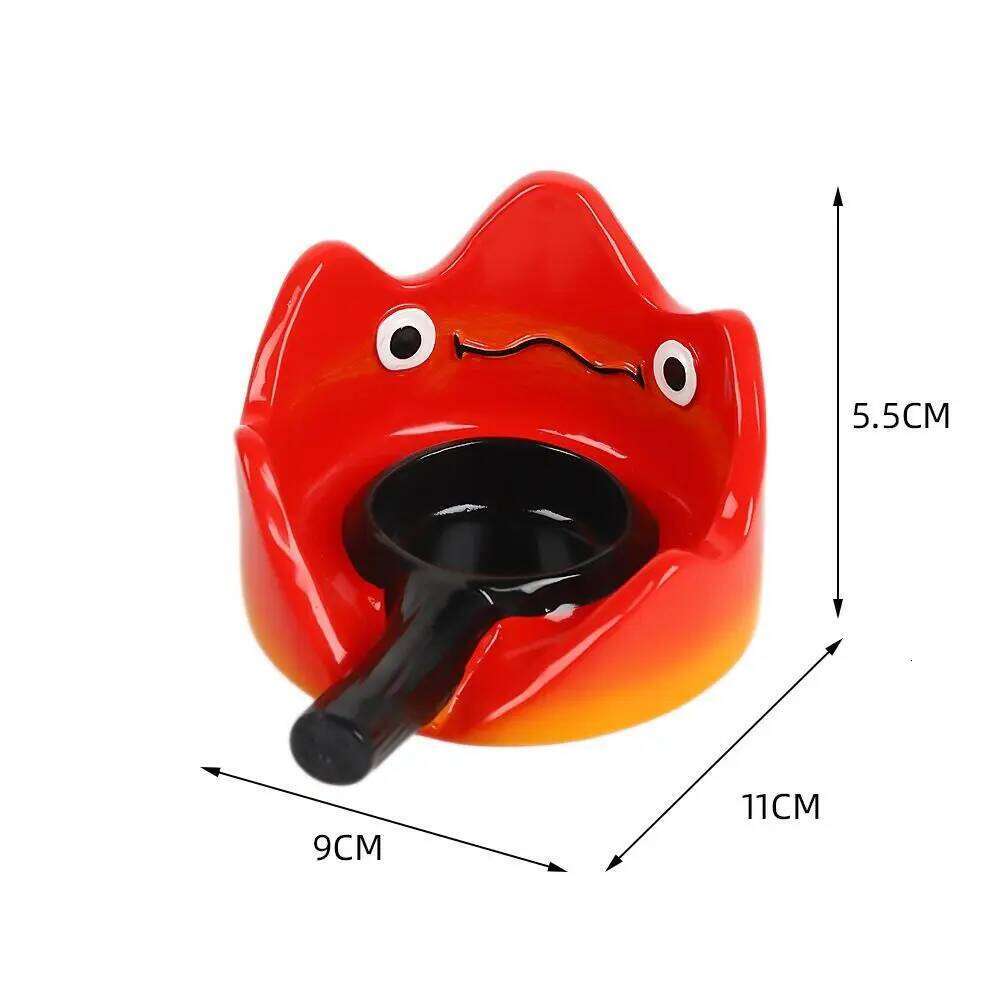 Resin Calcifer Scented Light Birthday Gift Candle Holder Flame Aromatherapy Candlestick Base XJ260305