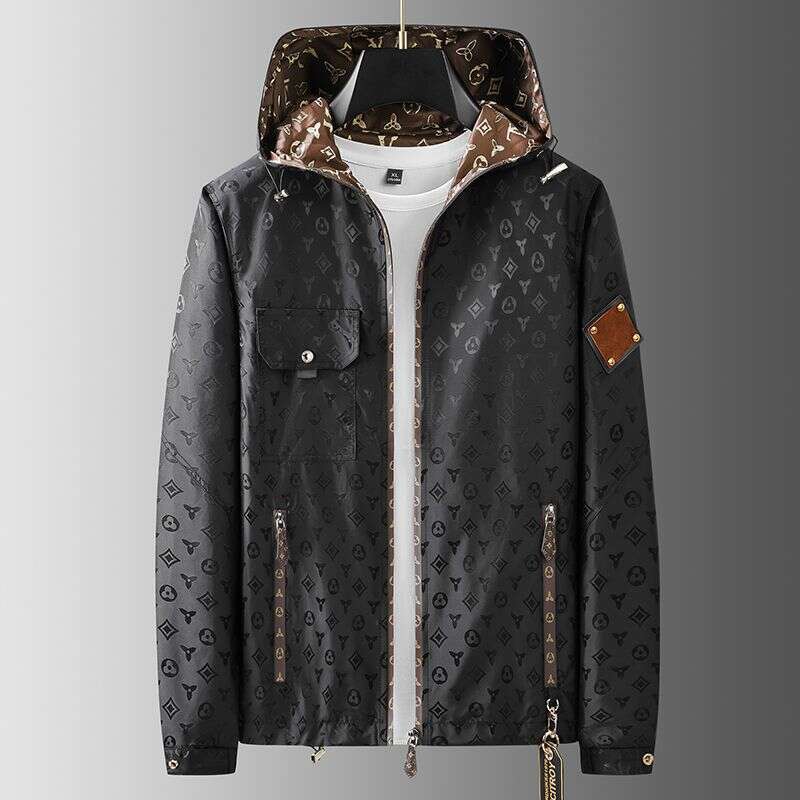 2026 Autumn New Lightweight High-End Hooded Jacket Casual Trendy Brand Top Men's Clothing