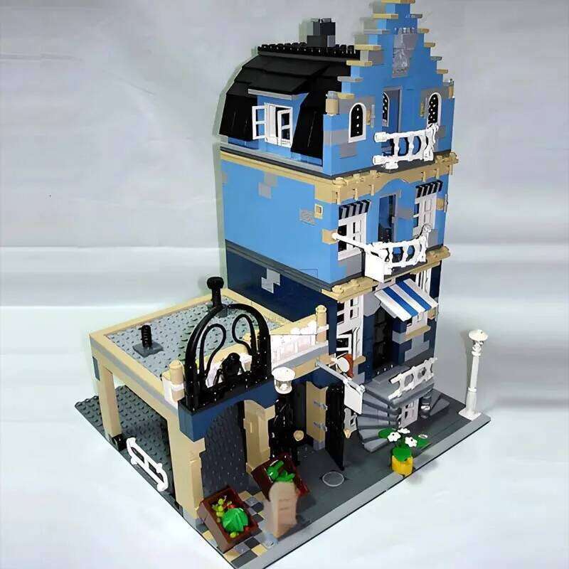 1248 PCS 15007 Market Street Compatible WithvLIT2007 10190 Building Blocks Bricks Birthday Gift Toys Z260306