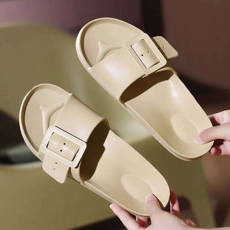 Litfun Summer Sandals 2025 New EVA Flat Slippers Outdoor Non-slip Beach Flip Flops Fashion Women Slipper House Bath Slides