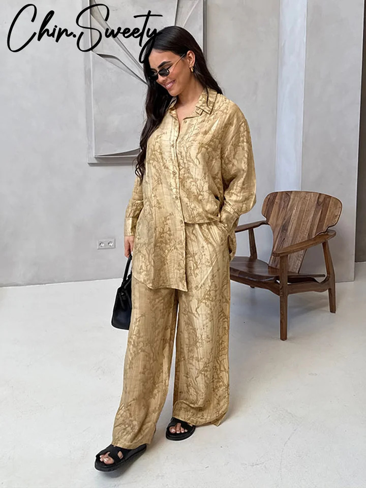 Vintage Cotton Linen Shirt Pant Suit Women Loose V Neck Lace Up Long Sleeves Blouse Wide Leg Pant 2026 Spring Autumn Lady Sets 260305