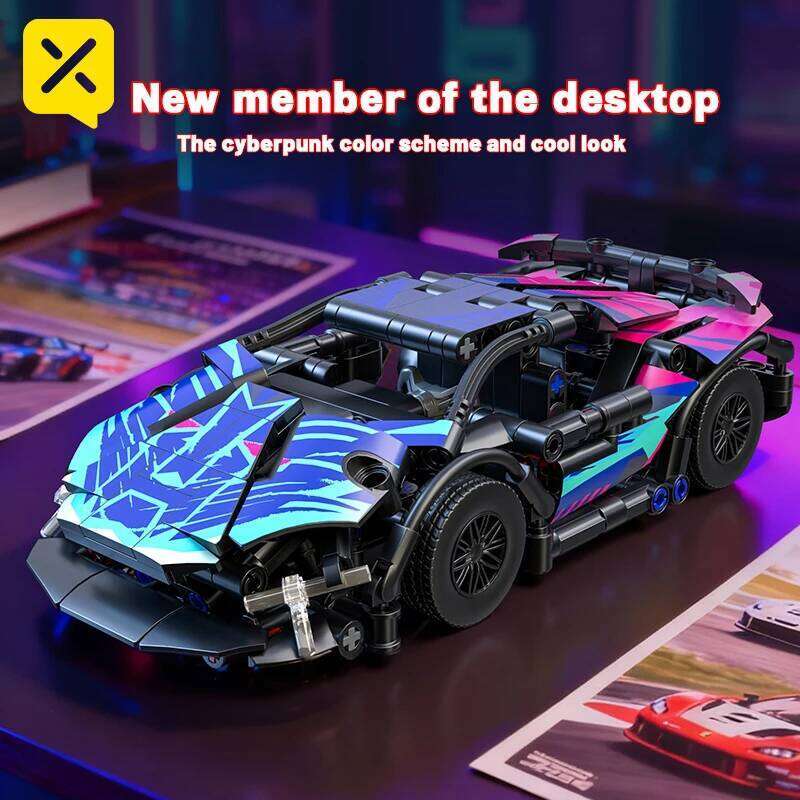 ToylinX 321PCS MOC Technic Supercars Building Blocks City Speed Super Racing Model Bricks High-Tech Toys Gift for Boys Kid Adult Z260305