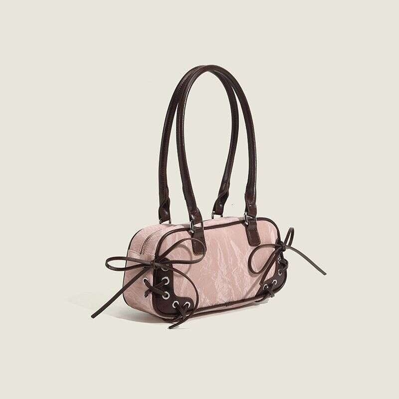 Women S Strap Early Spring New Shoulder Armpit Lined Textured Pillow Bag XIU LAI SI