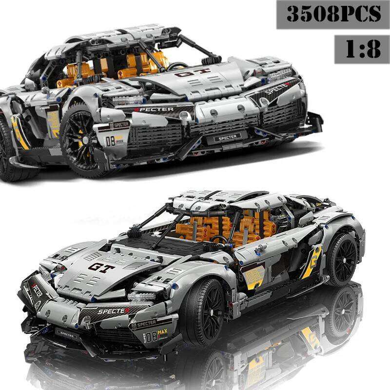 Technical Ideas Famous Racing Car Assembly Building Blocks Expert Speed Vehicle Model Bricks Moc Toys for Boys Kid Holiday Gifts Z260306