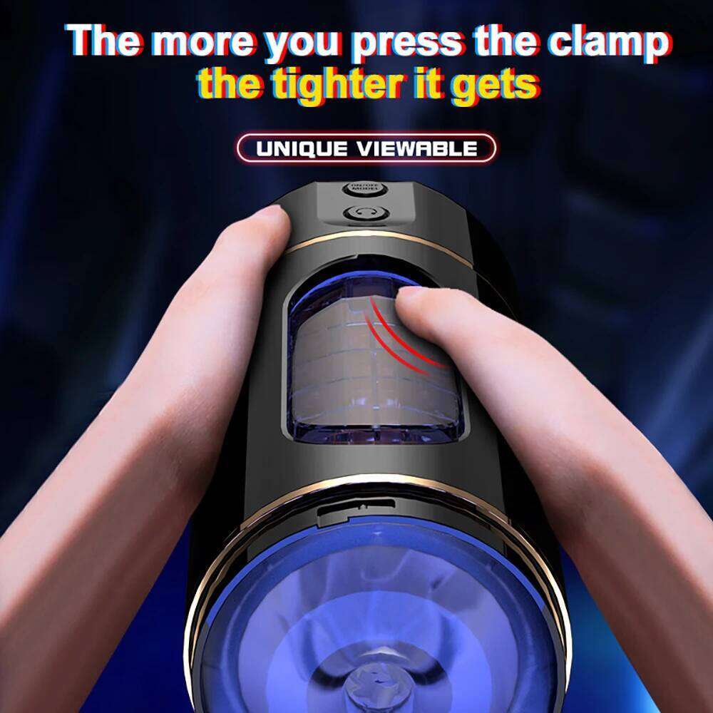 Automatic Male Masturbator Cup Sucking Vibrating Masturbation Machine Vagina Pusssy Blowjob Vibration Toys for Man Adults 18 W260305