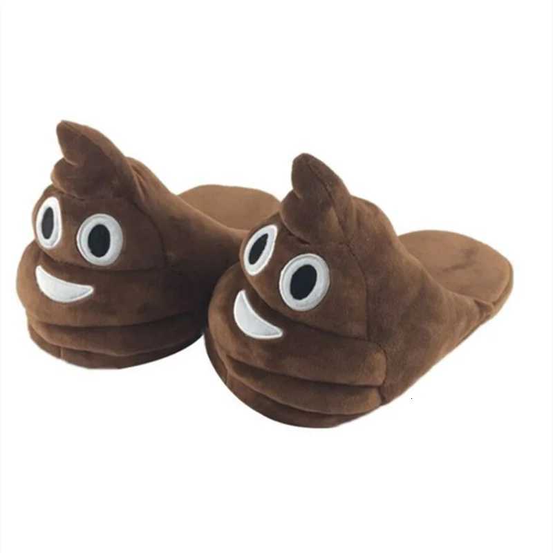 Whoholl Cute Funny Winter Shoes Women Slippers Unisex Brown Fashion Plush Female Indoors Slippers Home Warm Slippers Ladies S260305
