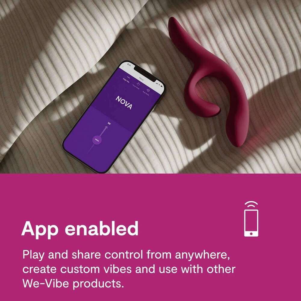 We-Vibe Nova 2 Double Rabbit Vibrator Female Clitoral Stimulator G-spot Massager Couple Remote APP Control Erotic Toys W260305