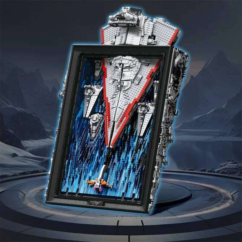 5964PCS Shuttle Spacecraft Picture Model Building Blocks Battleship 3D Wall Photo Frame Bricks Toys For Kids Holiday Gifts Z260306