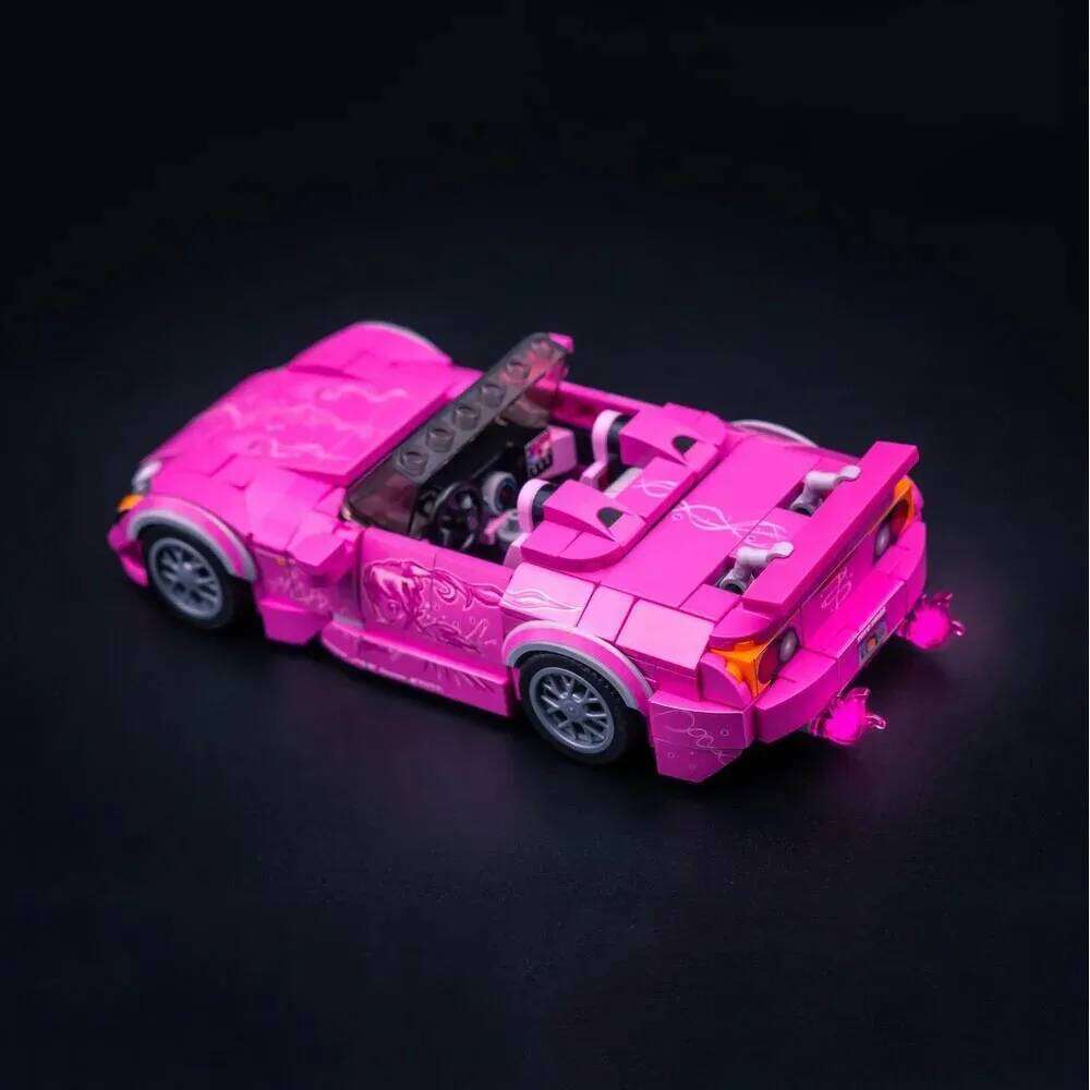 passion series 365PCS MOC DIY supercar Suki's S2000 Building Blocks sports car Assembly model toy brick Children's birthday gift Z260306