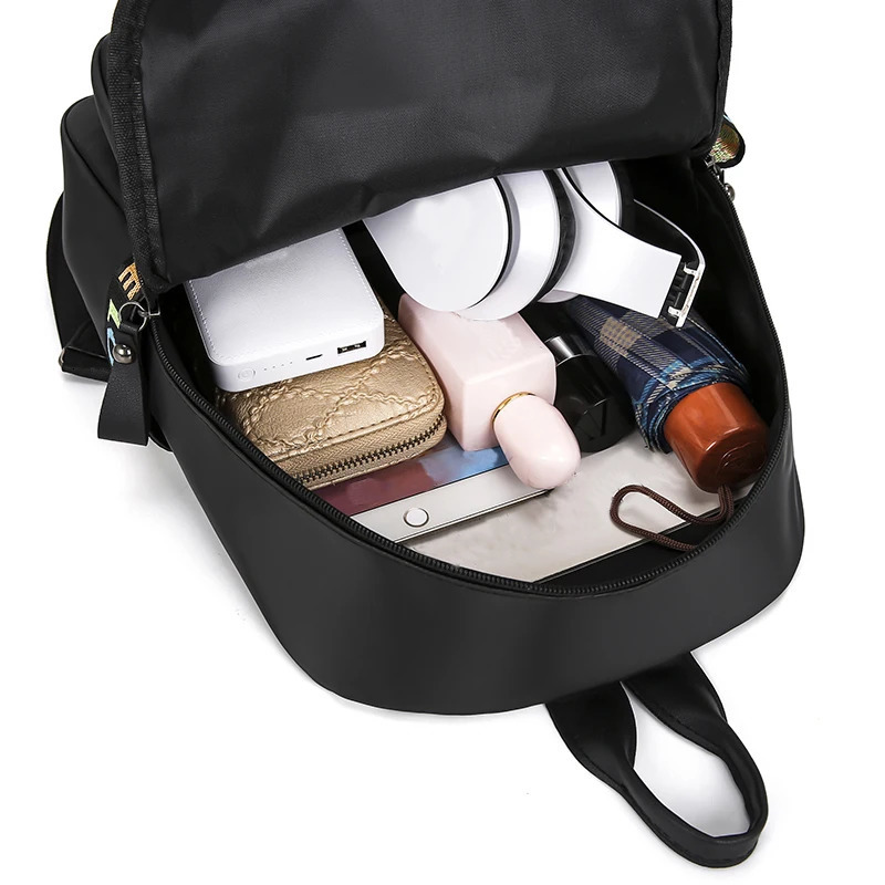 Fashionable Oxford Cloth Backpack Lightweight Diagonal Span Large Capacity Travel Bag College Style Backpack260228