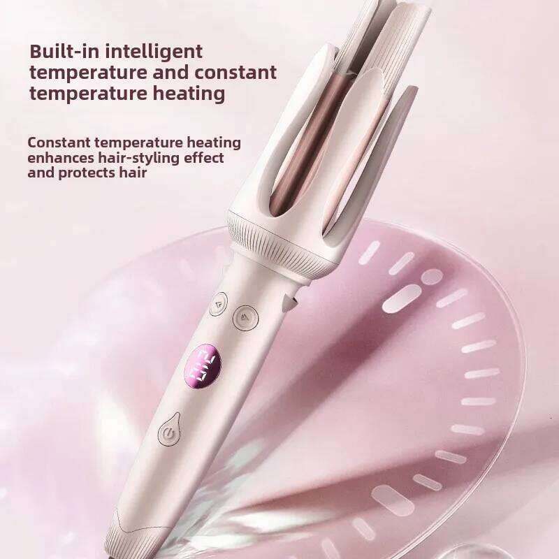 Advanced Iron New Hair Curler with LED Display Anti-Tangle & Auto-Off Protable Curling Wand for Home and Travel Use 26Y0306