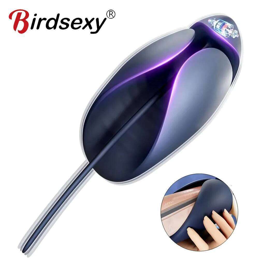 Glans Trainer Vibrator Men Penis Delay Exerciser Stimulate Masturbation Massager Vibrating Endurance Trainning Sex Toy W260305