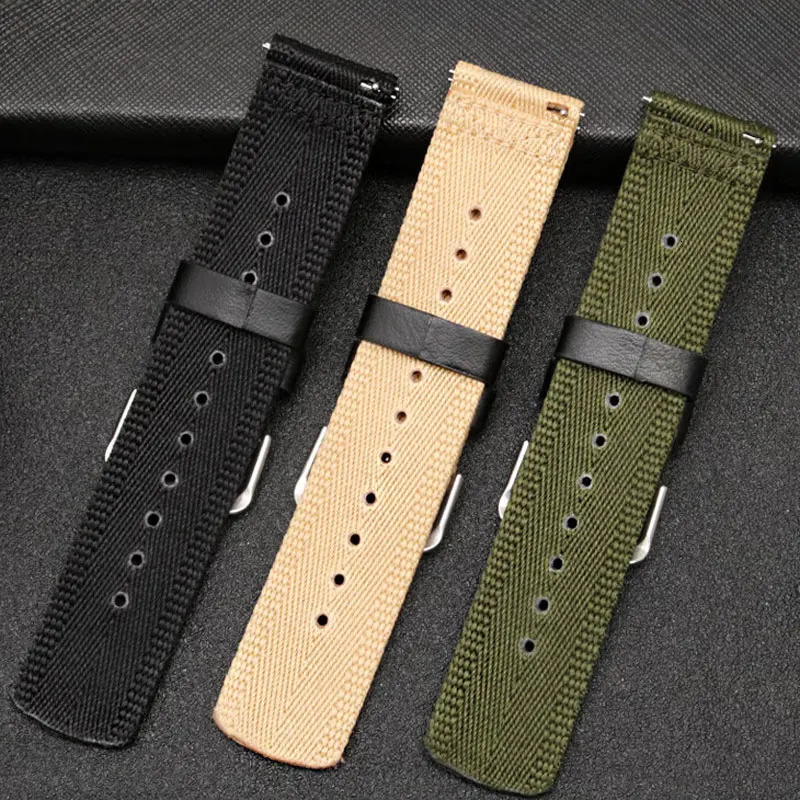 2m nylon quick release watchband for mountain watch PRW-60Y/61/50Y/70Y/30 PRW-6900Y/6800 series nylon canvas watch strap 260304