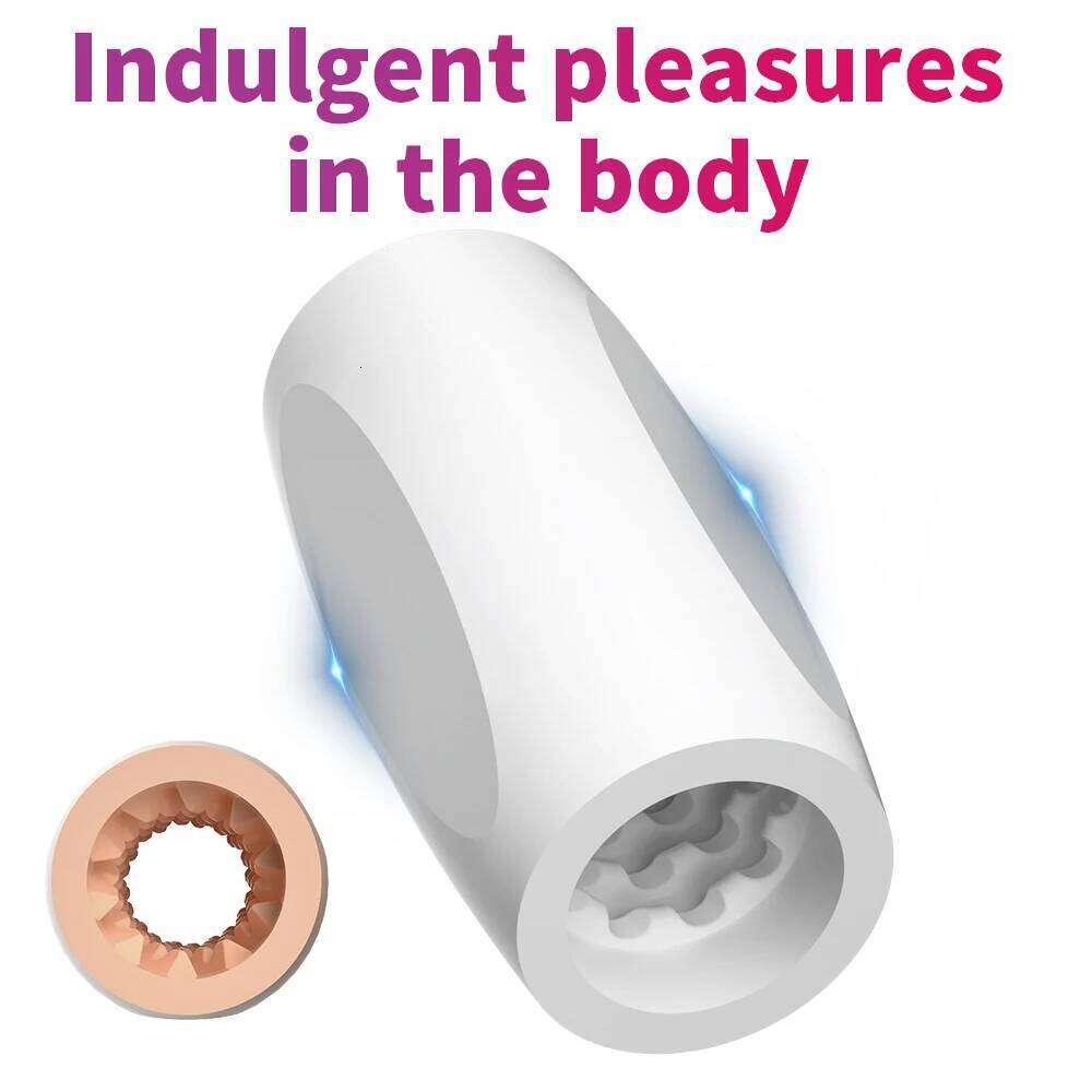 Male Masturbator Cup Toy for Men Soft TPE Cock Training Sex Shop Glans Trainer Penis Sleeve Delay Exercise Adult Products W260305