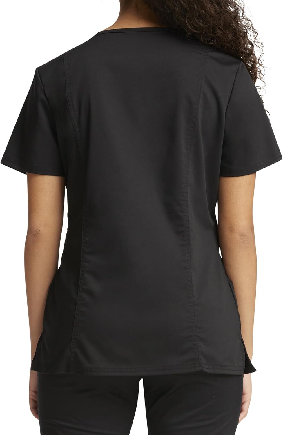 Scrubs Top for Women Mock Wrap with 3 Pockets, Soft, 2-Way Stretch & Durable Fabric - WW610