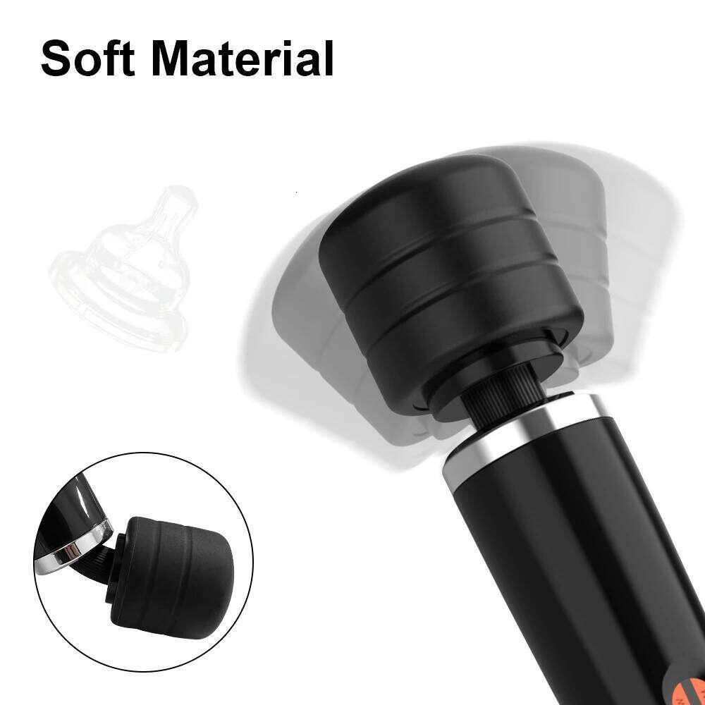 Huge Size Vibrating AV Wand Clitoris Vibrator Massager Clit Nipples Stimulator Female Masturbation Sex Toy for Women W260305