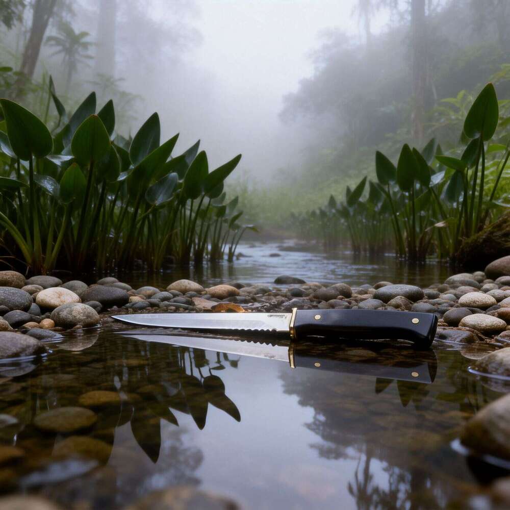 Jefrey Collins Mini Ebony Handle Japanese Fixed Blade Knife Letter opener Outdoor Tanto EDC Hunting Knives