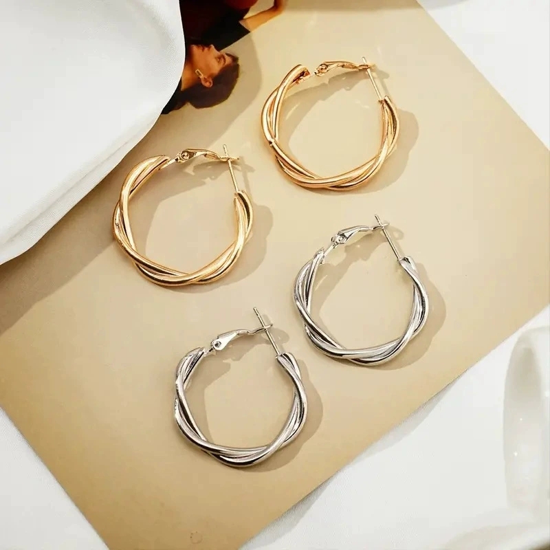 Chic Simple Twist Earring Pairings Perfectly Match Any Outfit