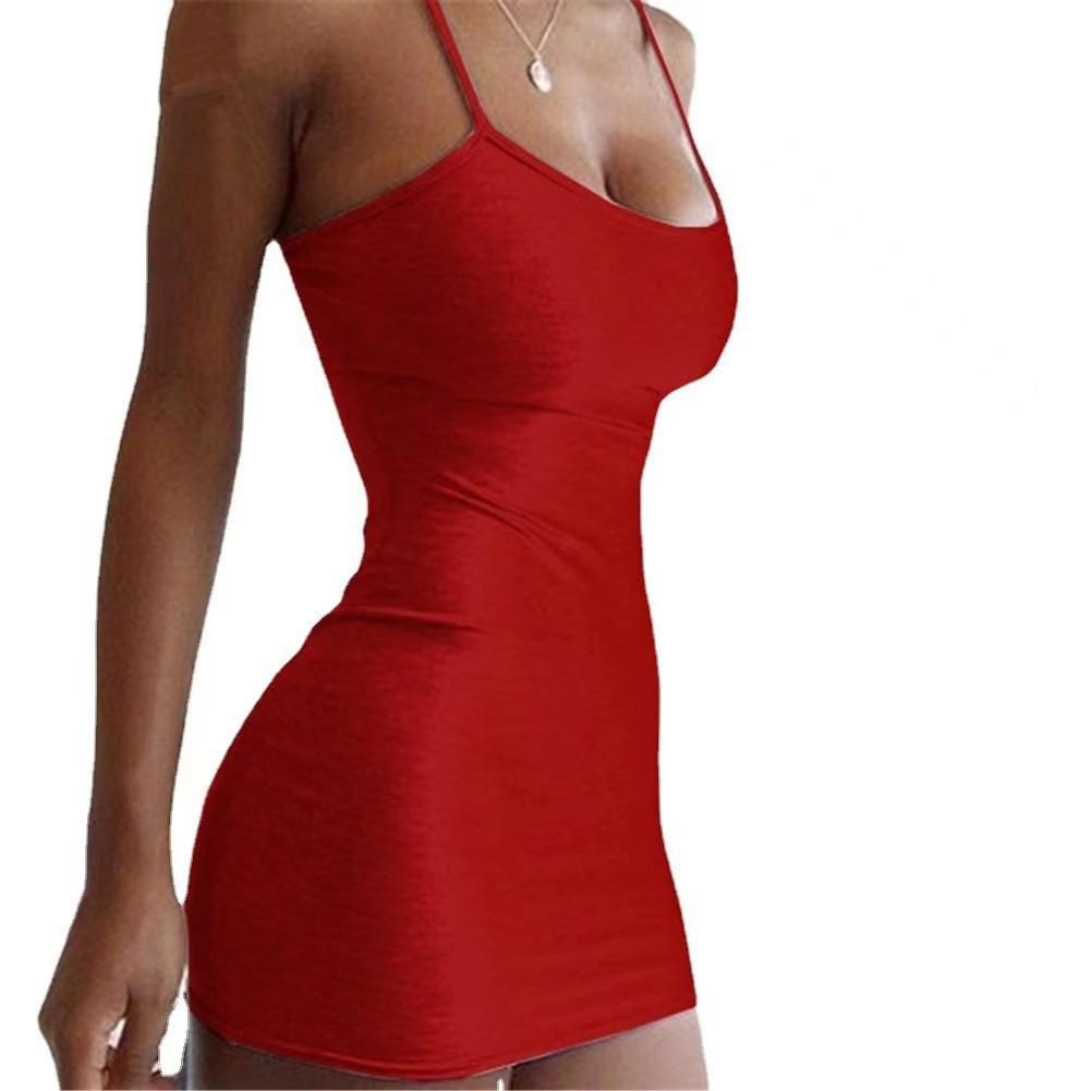 Basic & Casual Dresses Sexy Tight Women's Dress Club Outdoor Beach Party Skirt Strapless Polyester Fiber Mini Dress Regular Waistline