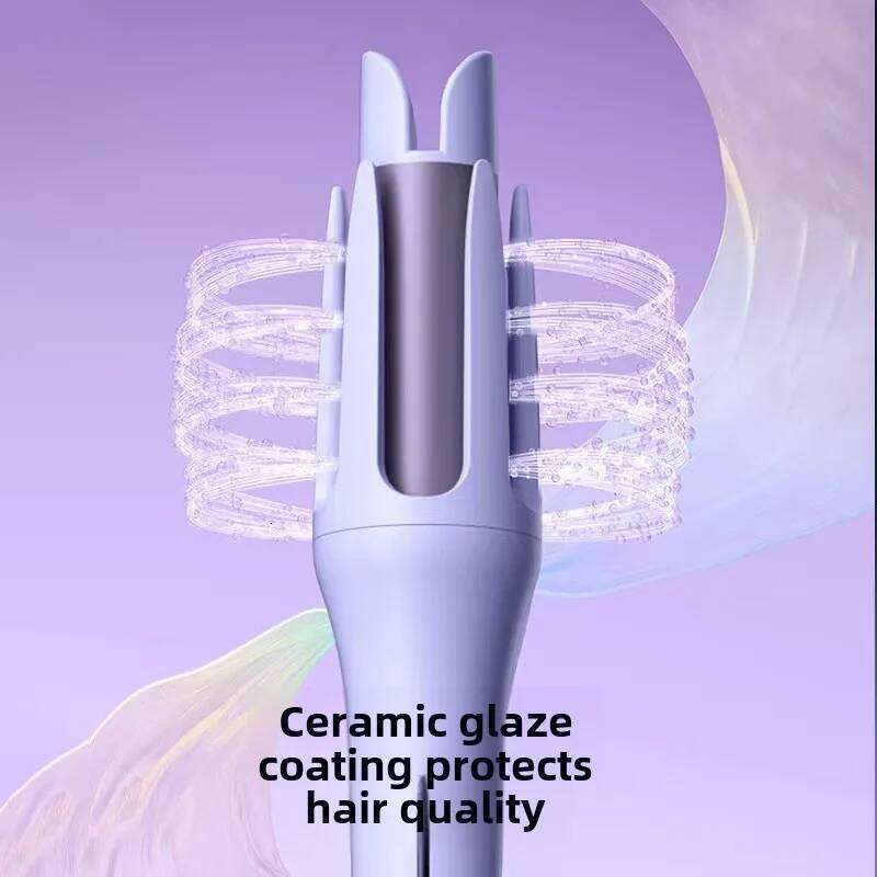 Rotating Negative Ion non Damaging Curling Iron Portable Hair Curler Automatic Shut-Off Anti-Scald 26Y0306