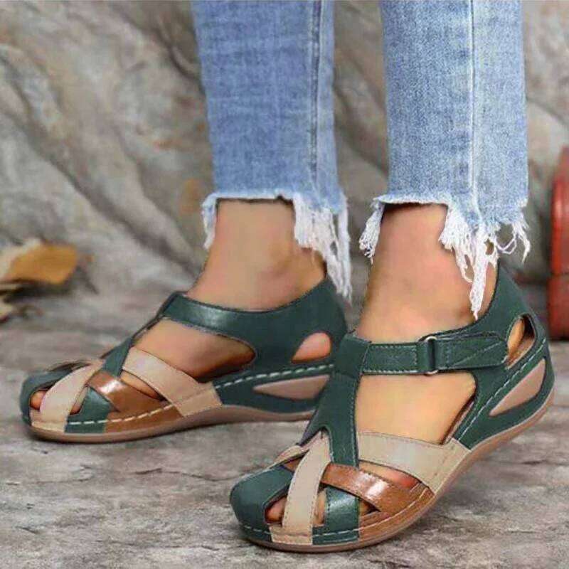 Summer 2025 Outdoor Walking Shoes Non-Slip Ladies Wedge Sandals Woman Casual Sandal Women Footwear Female