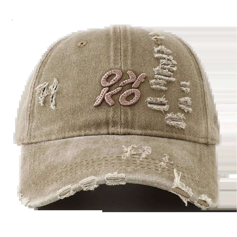2025 New Retro Washed Cotton Baseball Cap Unisex Letter Embroidery Caps Adjustable Casual Outdoor Streetwear Sports Dad Hats Y260304