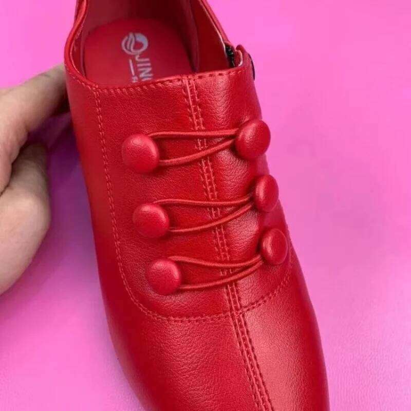 2025 Winter New Women's Casual Leather Comfortable Office Low-Cut Boots Pointed Toe Ladies High Heel Shoes
